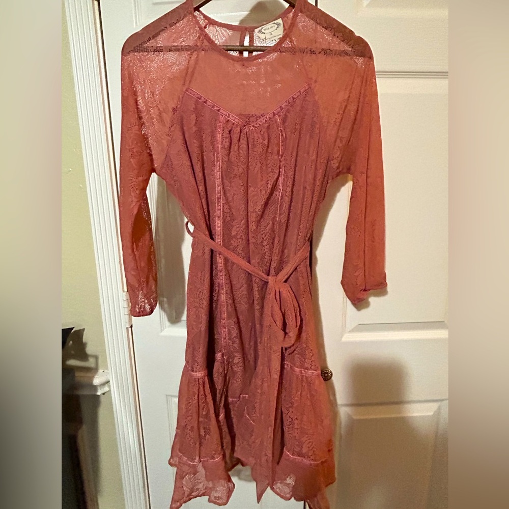 Joyfolie Sage Dress in Coral Women’s Size Medium NWT